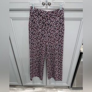Boden Westborne Navy/Pink Floral Jersey Pants size 4P